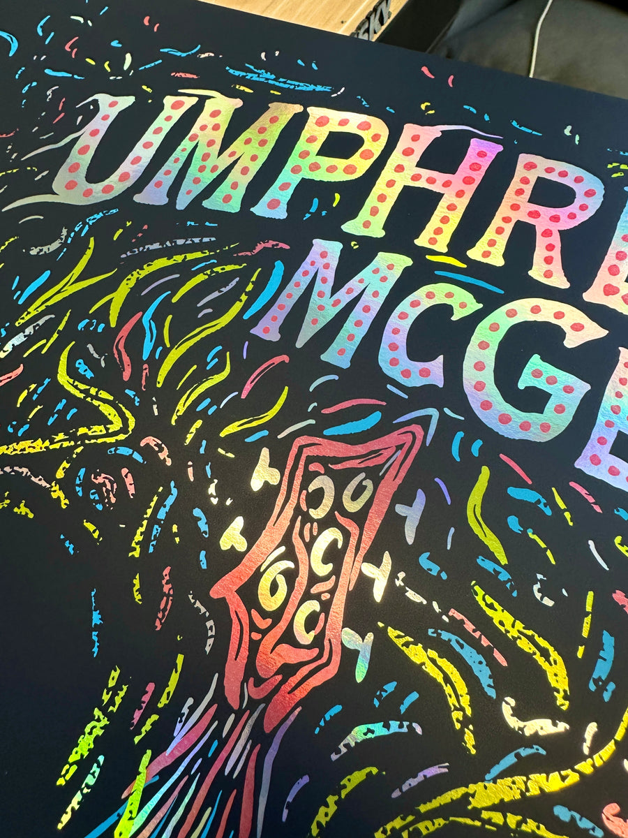 Umphrey's McGee WI 2024 | 18"x24" Screen Print | Foil Paper